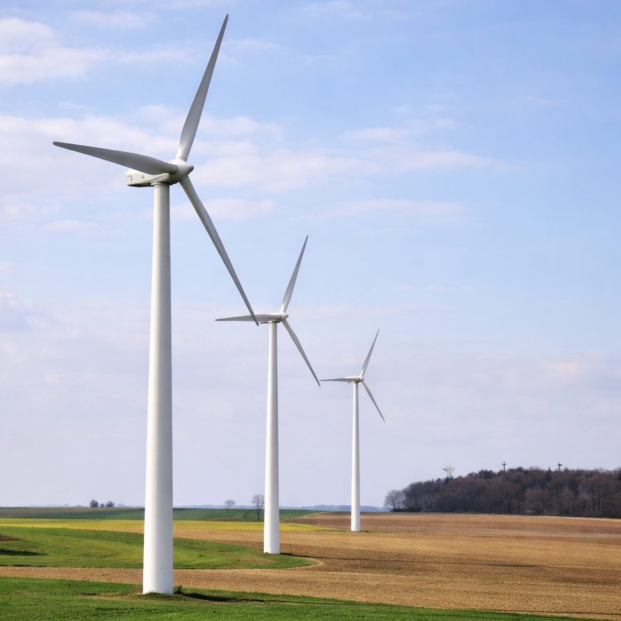 Inspection d’éolienne par drone avec analyse thermographique